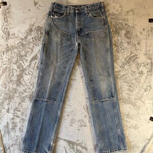 Carhartt FR Double Knee 34x34 Flame Resistant Work Jeans READ Repair